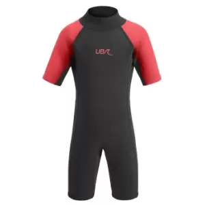 Image of Ub Kids Sharptooth Shorty Wetsuit (7-8 Years, Black/Red)