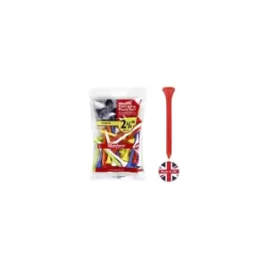 Image of Masters Plastic Tees 2 3/4 Orange - 30 Pack