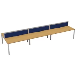 Image of CB 6 Person Bench 1600 X 800 Cable Port Nova Oak-White