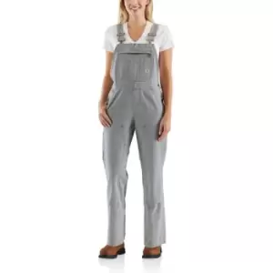 Image of Carhartt Womens Relaxed Fit Midweight Denim Bib Overall M - Bust 36-37' (91-94cm)