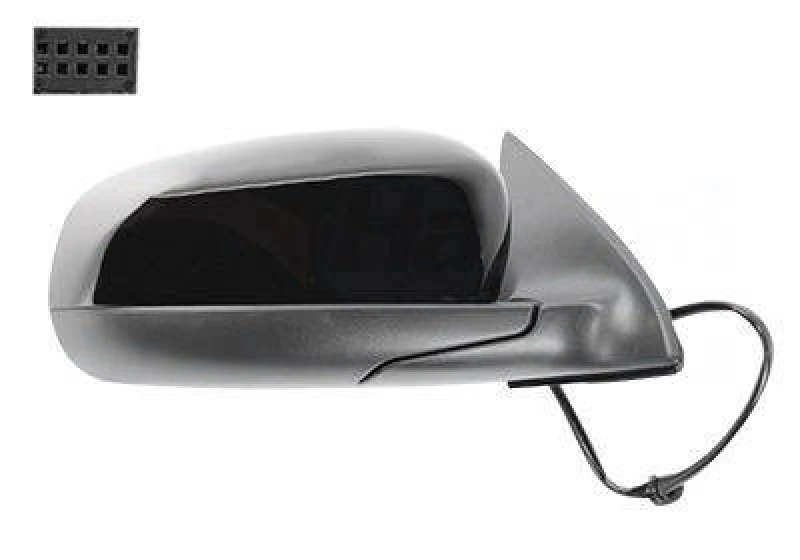 Image of VAN WEZEL 2120818 Wing mirror * HAGUS * Right, Heatable, primed Outside Mirror (50)