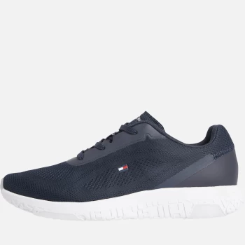 Image of Tommy Hilfiger Mens Lightweight Tech Mesh Flag Running Style Trainers - Desert Sky - UK 10