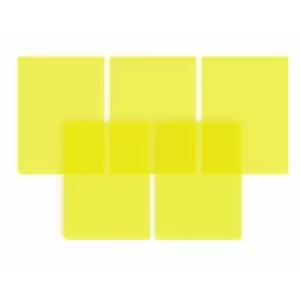 Image of Tinted Page Overlay A4 Pack of 5, Yellow