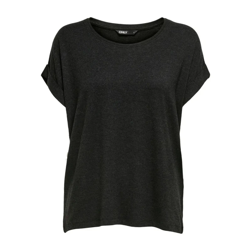 Image of Only Womens T-Shirt Only Moster manches courtes col rond Gris Female L