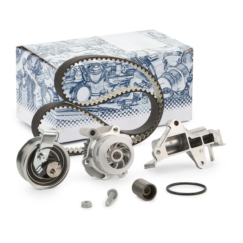Image of Water pump and timing belt kit VAICO V10-50110-BEK