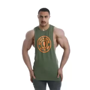 Golds Gym Stretch Vest Mens - Green