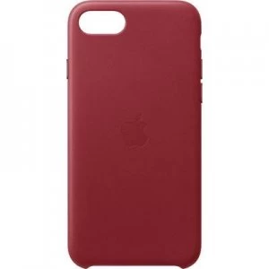Image of Apple iPhone SE 2nd Gen Leather Case (PRODUCT)RED MXYL2ZM/A