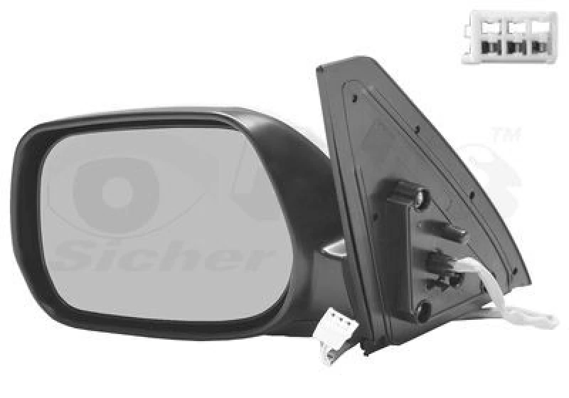 Image of VAN WEZEL Wing mirror VAN WEZEL 5377805