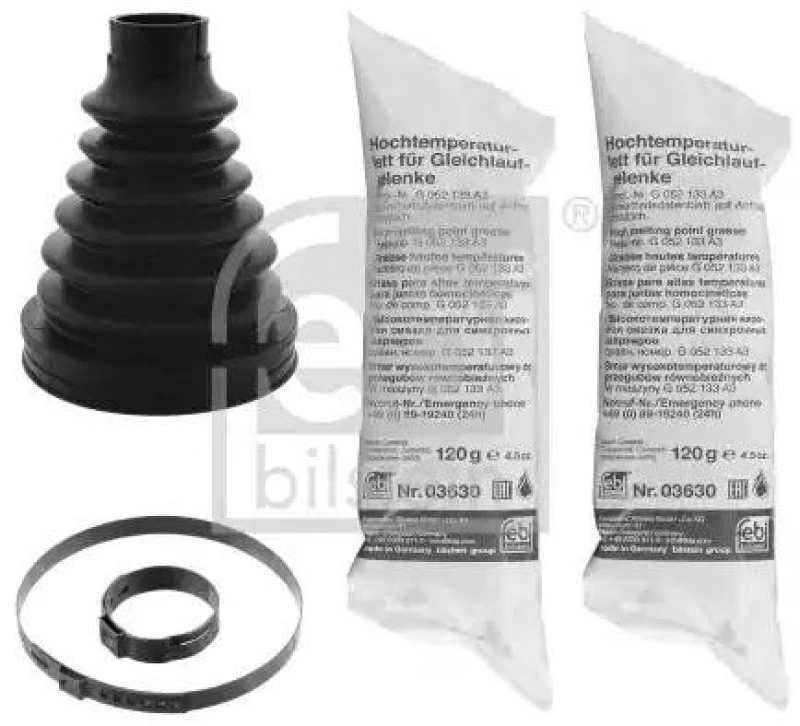 Image of FEBI BILSTEIN 100407 CV Boot Bellow,drive shaft (194)