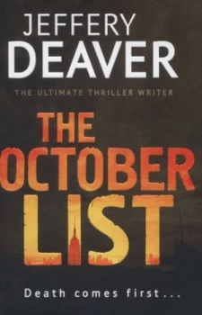 Image of The October List by Jeffery Deaver Hardback