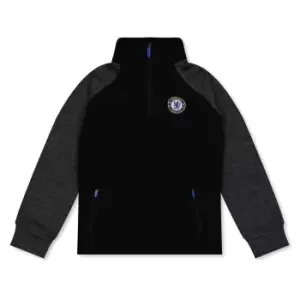 Source Lab FC quarter Zip Jacket 2022/2023 Juniors - Black