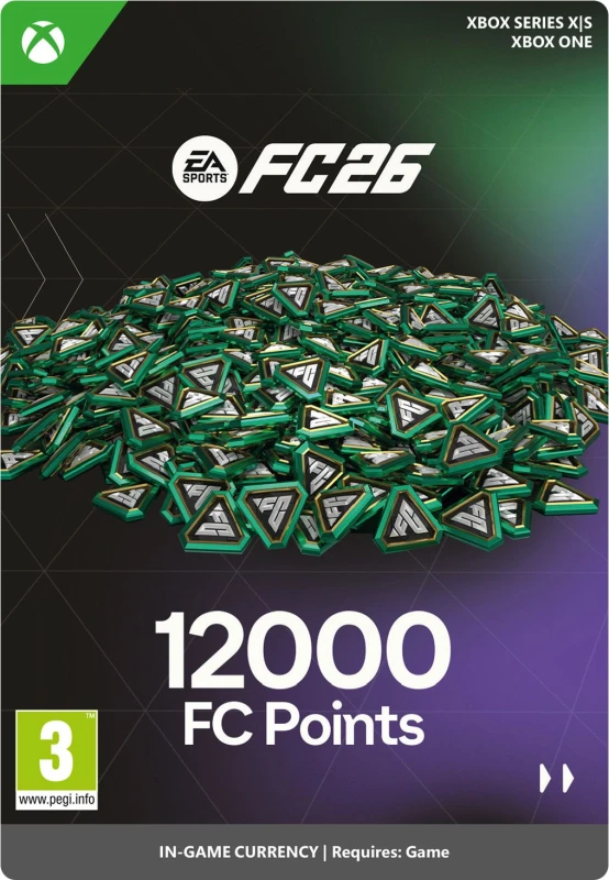 Image of Xbox EA Sports FC 26 12000 FC Points -Digital Code Game Points