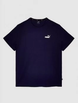 Puma Plus Size Essentials Small Logo Tee