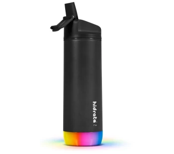 image of HIDRATE Spark Steel Smart Water Bottle - Black, 500ml Black