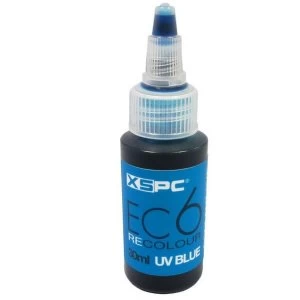 image of XSPC EC6 ReColour Dye 30ml UV Blue