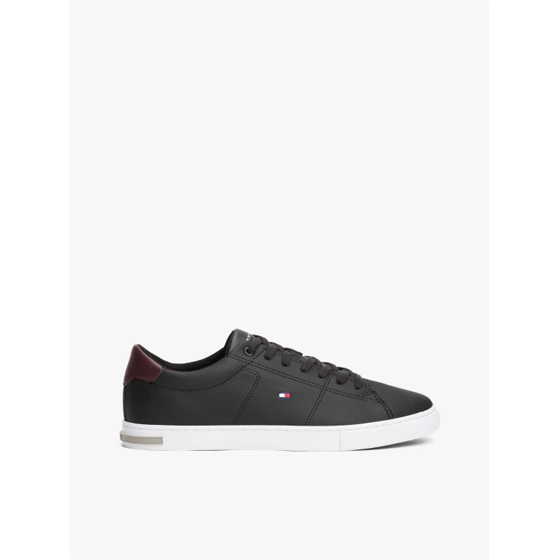 Image of Tommy Hilfiger Essential Tie Detail Trainers - Black 7
