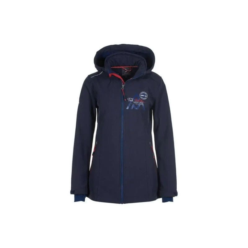 Image of Peak Mountain Womens softshell jacket Peak Mountain Amont Bleu Female L