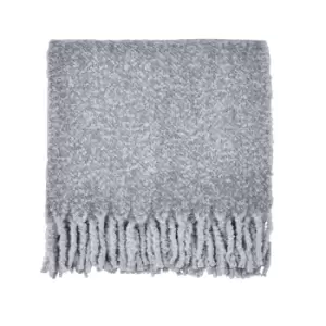 Image of Helena Springfield Tenby Woven Throw, Grey