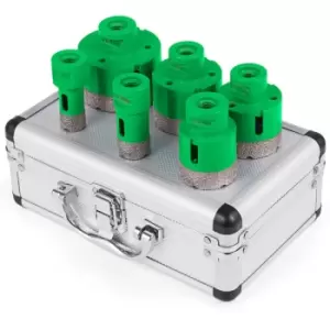 Image of VEVOR Diamond Drill Bit 6Pcs Diamond Hole Saw Set 20/25/42/50/55/68mm M14 Thread Hole Saw Cutter for Granite carborundum Ceramics