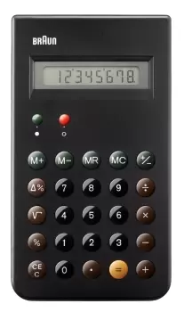 Image of Braun BNE001BK - Pocket - Basic - 8 digits - 1 lines - Battery - Black