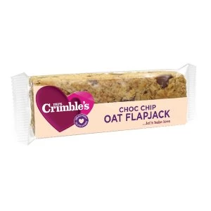 Image of Mrs Crimbles Choc Chip Oat Flapjack 65g Pack of 18 A08028