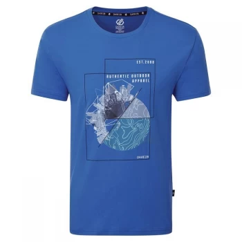 Image of Dare2B Stringent Cotton T-Shirt - Olympian Blu