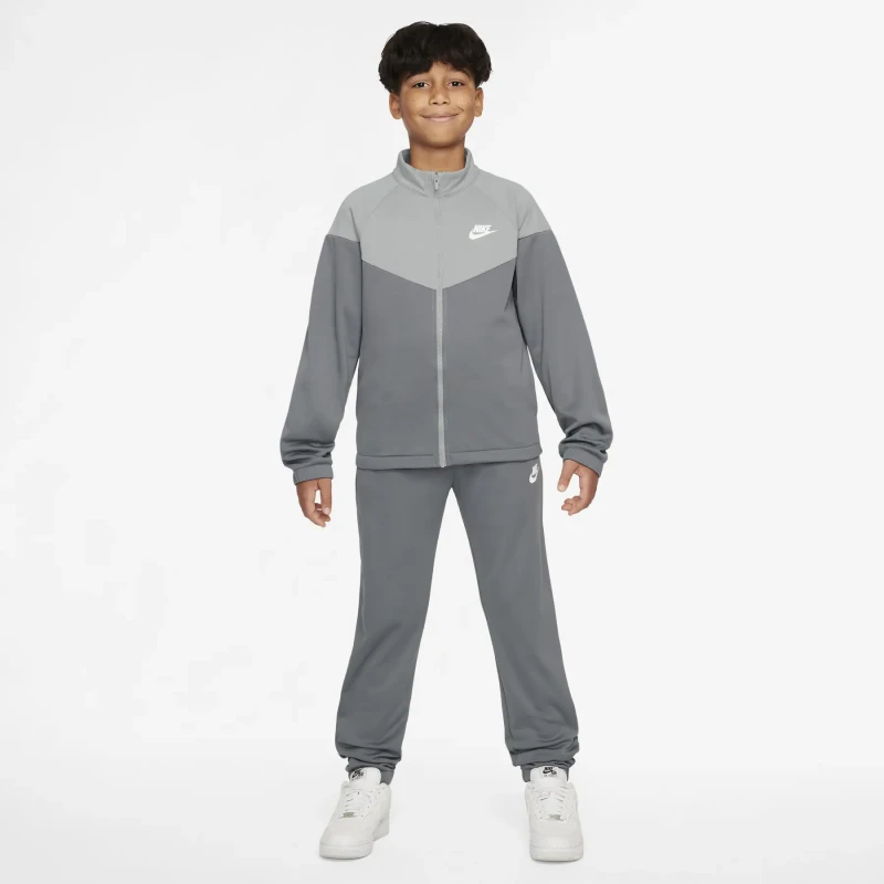 Image of Children's dri-fit tracksuit Nike Gris Unisex 13/15 ans
