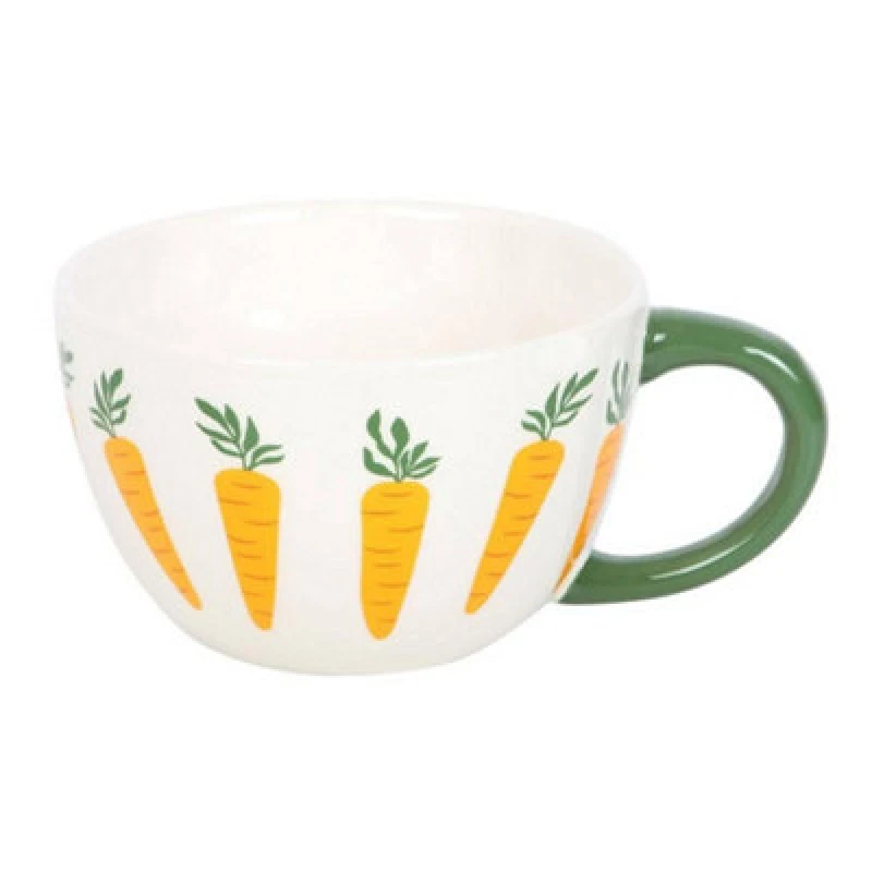 Image of Something Different Something Different Carrot Patch Mug in White White One Size Unisex 5063693881146