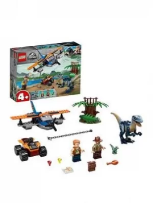 image of LEGO Jurassic World: Velociraptor Biplane Rescue Mission? (75942)