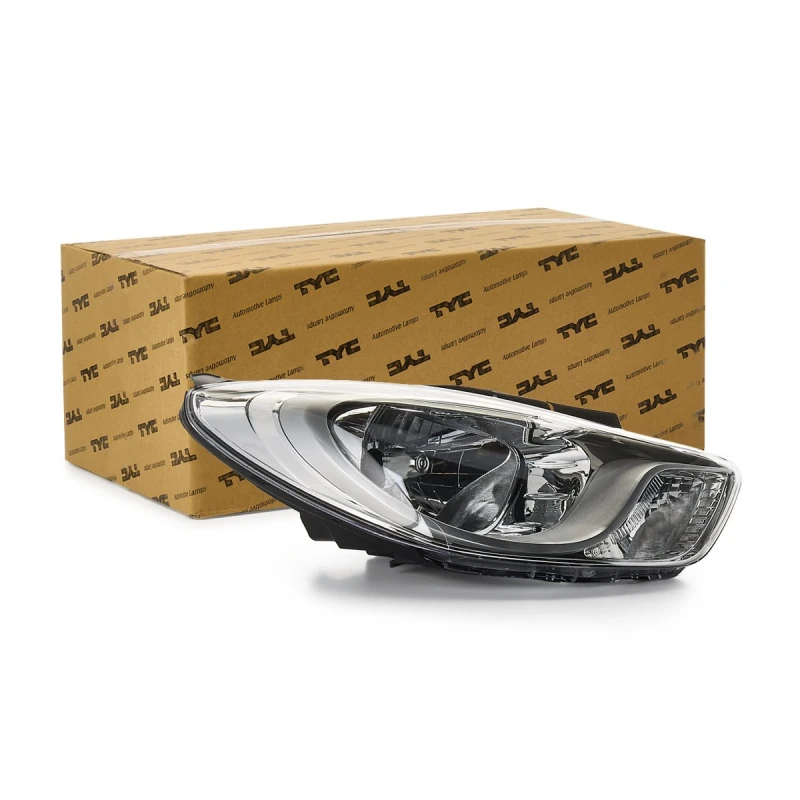 Image of TYC 20-12573-05-2 Headlights H4, with electric motor, Right Headlight (259)