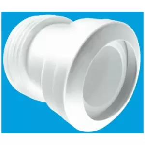 image of 14° Angle MACFIT WC Connector - 110mm Outlet - Mcalpine