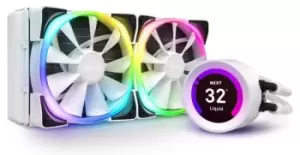 Image of NZXT Kraken Z53 White RGB LCD All In One 240mm Intel/AMD CPU Water Cooler