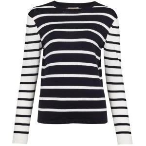 Image of Barbour Womens Padstow Knit Navy 10