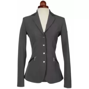 image of Aubrion Womens/Ladies Oxford Suede Show Jumping Jacket (36) (Black) - Black