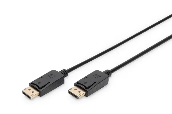 Image of Digitus DisplayPort Cable DisplayPort plug, DisplayPort plug 10.00 m Black AK-340100-100-S DisplayPort cable AK-340100-100-S