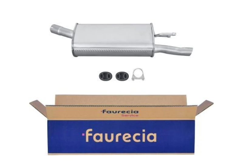 Image of Rear silencer HELLA 8LD 366 031-181