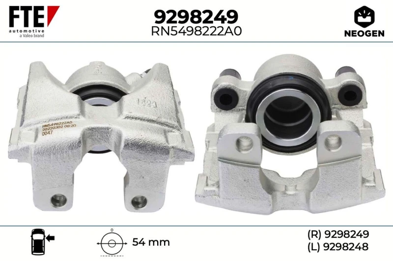 Image of Brake caliper FTE 9298249