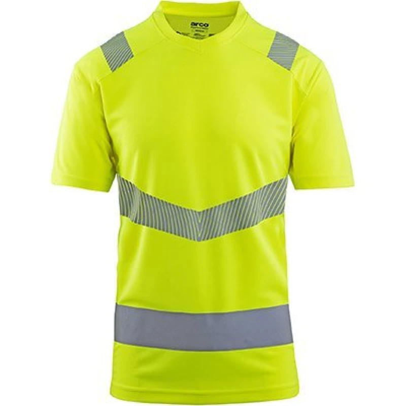 Image of Arco Arco Responsible Yellow Hi-Vis T-Shirt M 18S0604