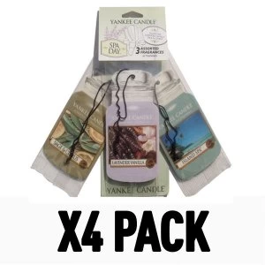 Image of Spa Day (Pack Of 4) Yankee Car Jar Variety