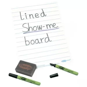 image of Show-me A4 Lined Drywipe Board BLIB