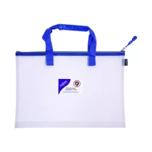 Image of EVA Mesh High Capacity Project Zippa Bag A3 480x350mm Blue 15875