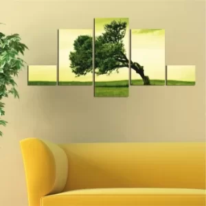 Image of K10 Multicolor Decorative MDF Painting (5 Pieces)