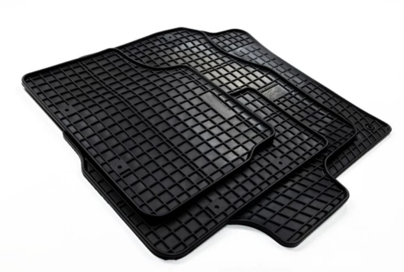 Image of FROGUM ET430990 Floor mat set Front and Rear, Quantity: 4, black, Rubber Rubber Floor mat set (215)