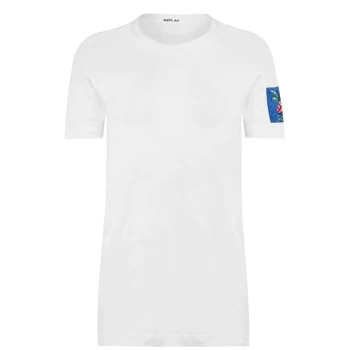 Image of Replay Rose T Shirt - White