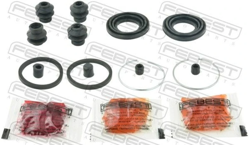 Image of FEBEST 0275-J31R Brake Caliper Repair Kit Rear Axle Repair Kit,brake caliper (405)