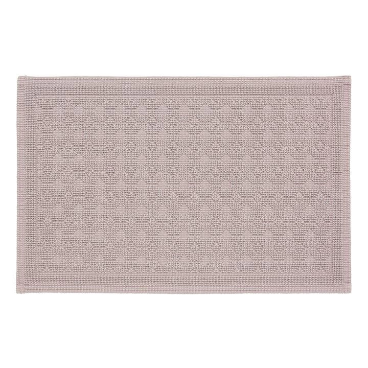 image of Murmur Light Purple Cotton 'Stella' Bath Mat - Bath mat 50 x 80cm