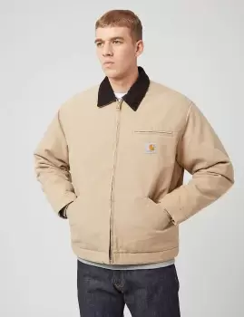 Image of Carhartt Wip Og Detroit Jacket, Dusty H Brown / Black, Male, Jackets & Outerwear, I027358.0IA3K