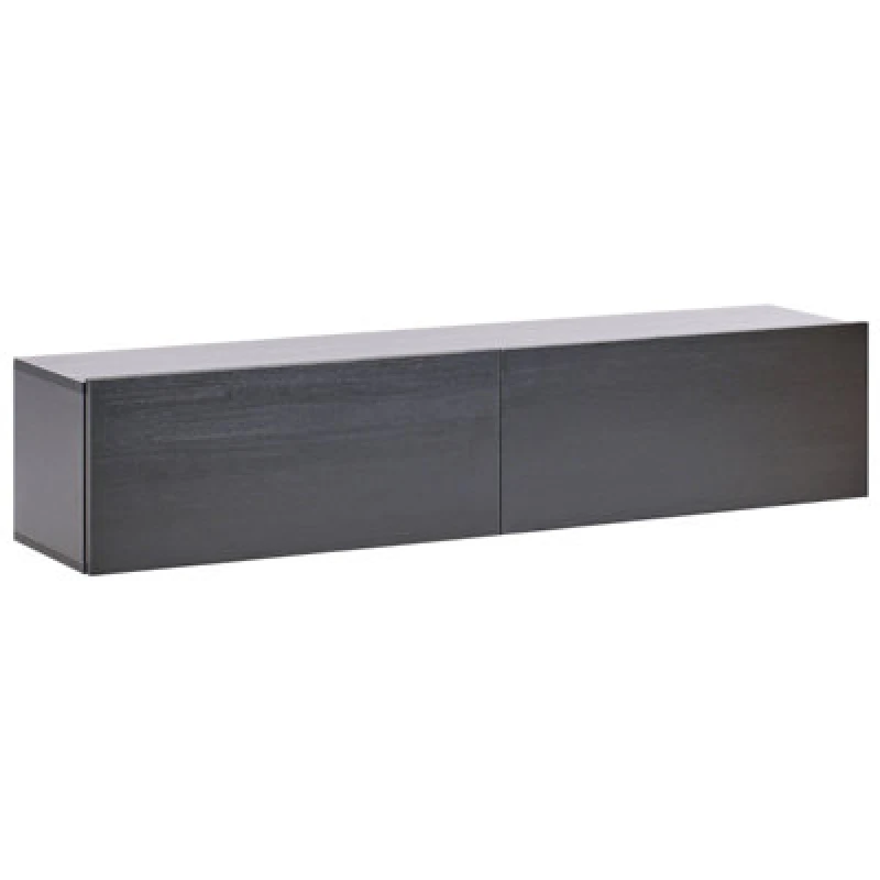 Image of Beliani Wall Mounted TV Stand Gladstone Black