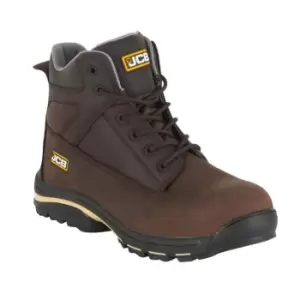 Image of Workmax Dark Brown Boot - S1P SRA - Size 10