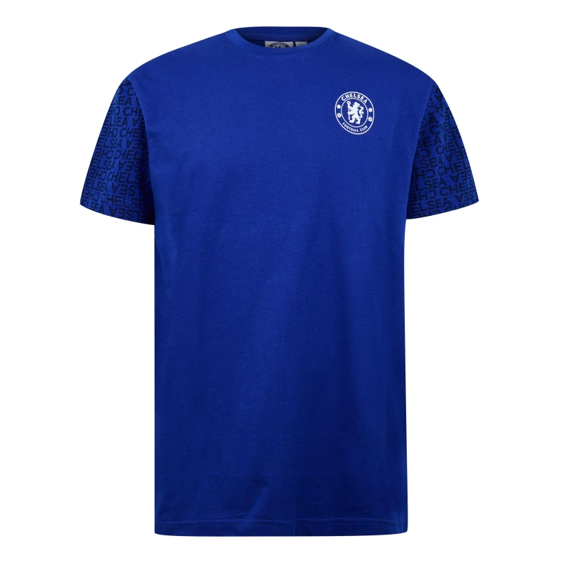 Image of Source Lab Chelsea Graphic T-Shirt Adults - Blue Blue S
